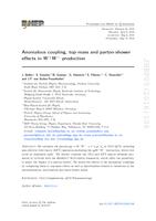 Anomalous coupling, top-mass and parton-shower effects in W+W- production